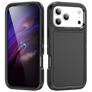 เคสโทรศัพท์กันกระแทก 3 in 1 สำหรับ iPhone 16 17 Pro Max Plus วัสดุ TPU PC รุ่น Armor Robot หลายสี - Product Image 2