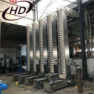 Toz asansör için gıda sınıfı besleme Pp Z tipi kovalı elevatör konveyör somun Z şekli kova konveyör - Product Image 2