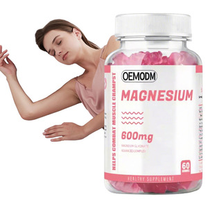 Gummies à l'ashwagandha et au magnésium pour femmes, adaptogène naturel végétarien, soulagement du stress, soutien du sommeil, équilibre de l'humeur, complément alimentaire - Product Image 1