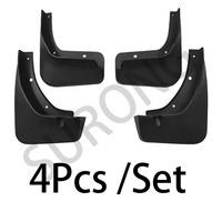 Surong 4 pièces de garde-boue en plastique de haute qualité pour MG 6 & MG ZS 2017-2019, pare-boue avant/arrière, accessoires automobiles