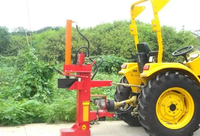 Nouvelles machines forestières ferme à usage domestique 26 tonnes tracteur hydraulique 3pt tringlerie pto entraînée machine à découper le bois fendeuse de bûches