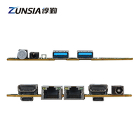 Carte mère industrielle NUC AMD Ryzen AI 300 Series AI 9 365 2*DDR5 2 ports LAN I226-V 2.5G 1 port RS232 2 ports USB 2 ports HD 2 ports Type-C pour robot
