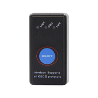 Super Mini ELM327 avec puce PIC18F25K80 avec interrupteur d'alimentation OBD2 Scanner de diagnostic sans fil 4.0 Automotivo pour véhicules universels