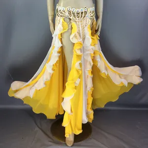 새로운 레이디 여성 댄스 착용 밸리 댄스 의상 의류 공연 훈련 드레스 서클 밸리 댄스 스커트