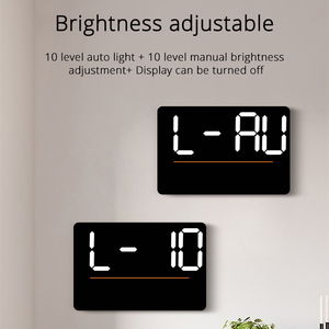 Horloge murale numérique multifonctionnelle nouvelle arrivée <span class=keywords><strong>2023</strong></span>, grand écran, double alarme, horloge numérique de salon, horloge de table intelligente - Product Image 2