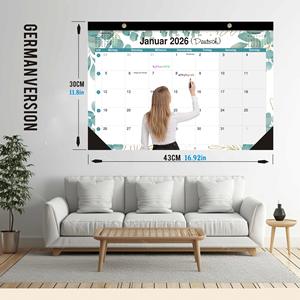 <span class=keywords><strong>Calendrier</strong></span> de bureau et mural 2026-2027 en anglais, compte à rebours pour le commerce extérieur, planificateur 365 jours, <span class=keywords><strong>calendrier</strong></span> mensuel non promotionnel - Product Image 3