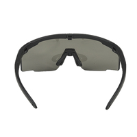 Lunettes tactiques avec 3 lentilles, protection oculaire, anti-buée, lunettes de sécurité, résistance aux impacts, lunettes de tir balistiques