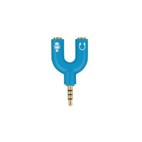 Adaptateur séparateur audio stéréo jack U 3,5 mm mâle vers double 3,5 mm femelle pour écouteurs