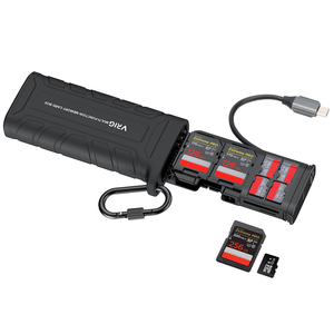 Lecteur de cartes portable haute vitesse Vrig Tt-01, support de carte flash, utilisé pour le stockage et les cartes TF <span class=keywords><strong>d</strong></span>'appareils <span class=keywords><strong>photo</strong></span> <span class=keywords><strong>d</strong></span>'action et de sport - Product Image 1