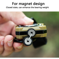Porte-clés extérieur XXH-P012 rétractable magnétiquement robuste et facile à tirer avec sangle tressée velcro et porte-clés à dégagement rapide