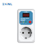 230V 16A Réglable Monophasé 50Hz AC 2s-5min Retard Tv Réfrigérateur Au-dessus et Sous Protecteur De Tension Électrique pour Moteurs/AC