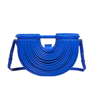 Borsa a Spalla in Bambù Intrecciato Semirotonda Fatta a Mano per Uso Quotidiano - Scelta dell'Editor - Product Image 5