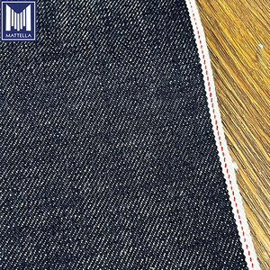 Tela vaquera japonesa selvedge personalizada al por mayor de 15 oz, 100% algodón, sin lavar, teñida en bruto, con patrón original para jeans - Product Image 6