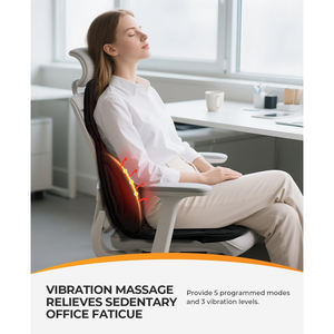 Coussin de <span class=keywords><strong>massage</strong></span> dorsal chauffant avec fonction d'arrêt automatique pour la maison, le bureau et les adolescents - Product Image 2