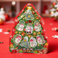 Lot en gros de guimauves sur le thème de Noël, 4 modèles, guimauves personnalisées en forme de fêtes, guimauves moelleuses, friandises festives