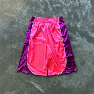 Shorts Bermuda pour homme, couleur noire unie, taille élastique, séchage rapide, décontractés, en toile tricotée, avec cordon de serrage, poches, en polyester - Product Image 5