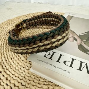 Venta al por mayor de lujo personalizado <span class=keywords><strong>Martingale</strong></span> Collar de perro en Premium Nylon antideslizante seguro cómodo diseño para perros grandes, medianos y pequeños - Product Image 4