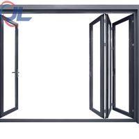 Ventanas de Estilo Americano con Diseño de Rejilla, Doble Vidrio Templado, Marco de Aluminio Revestido de Madera, Ventanas Abatibles Arqueadas