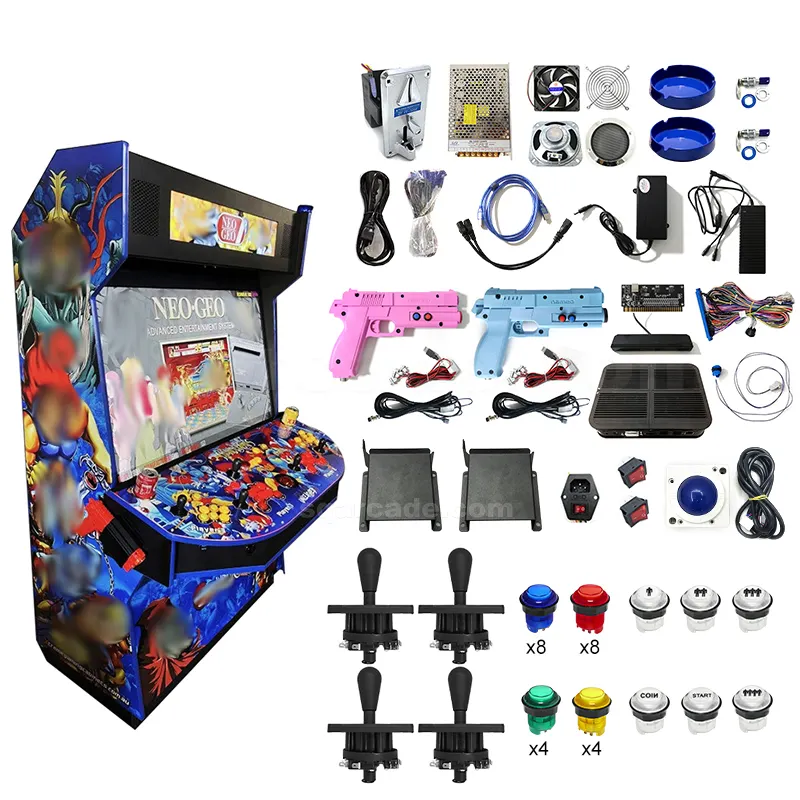 Kotak Game Retro Arcade wk Shooter Batocera V37, 300 + Game menembak mendukung semua seri USB kit pistol lampu