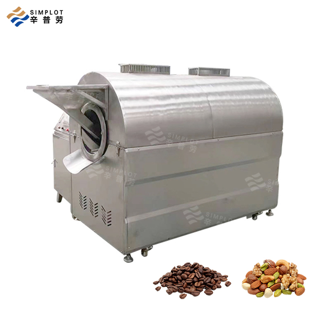 Multifunctional Spice Roaster Electromagnetic Heating Machine for Chili Pepper Cacao Bean Sesame Tea Leaf Snack Food
