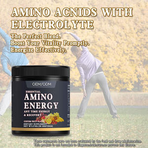 Complément alimentaire en poudre pour adultes, pré-entraînement, énergie, acides aminés, <span class=keywords><strong>BCAA</strong></span>, saveur fraise, électrolytes, <span class=keywords><strong>nutrition</strong></span> sportive, OEM, biologique - Product Image 5