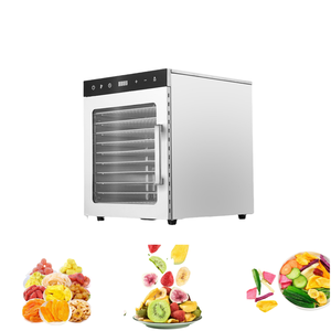 Séchoir à aliments à 10 couches LED intégrée avec contrôle intelligent de la température et du temps Machine à sécher les fruits et légumes - Product Image 1