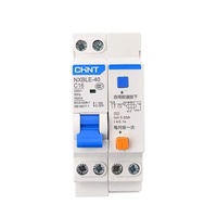 CHINT NXB-40 NXBLE-40 DPN DPNL 1P+N Remplace DZ267-32 4600A 50/60Hz Protection contre les fuites sur rail DIN Disjoncteur miniature Courbe BCD C