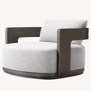 Ensemble de jardin en teck pour extérieur, structure en alliage d'aluminium, résistant aux intempéries, canapé en forme de L pour villa, terrasse, véranda - Product Image 3