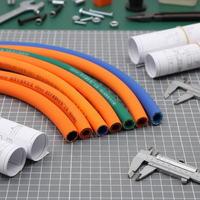 Kit de tuyau de gaz tout-en-un avec régulateur, colliers de serrage et service de découpe, épaisseur de paroi 2,4 mm, -20°C~60°C, pour usage domestique et cuisine