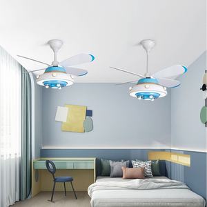 Modern <b>LED</b> <b>Ceiling</b> Fan <b>Light</b> Creative Wooden Round Design for <b>Living</b> <b>Room</b> Decor Indoor Lighting CRI 90 5-Year Warranty - Product Image 4