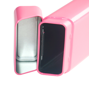 Tùy chỉnh in bản lề <span class=keywords><strong>tin</strong></span> thuốc Lá Trường hợp bao bì hình chữ nhật Thuốc lá/xì gà hộp thiếc - Product Image 2