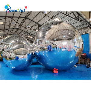 Büyük parlak şişme noel süs çeşitler ayna topları - Product Image 1