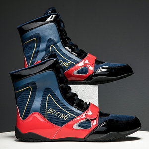 Custom Professional Breathable Mesh Boxing Comfortable Wrestling Boxing <strong>Shoes</strong> Women <strong>Men</strong> - Product Image 4