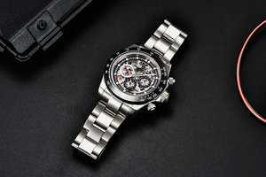 นาฬิกาข้อมือผู้ชาย Pagani Design PD-1653 ระบบจักรกล สแตนเลสสตีล กันน้ำ ดีไซน์เรนโบว์ หรูหรา ระบบออโตเมติก - Product Image 3