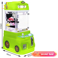 Máquina de Juego de Grúa con Garra de Camión de Bomberos Electrónica Mini Golden Hand, Simulador, 120W 110-240V, Enchufe de EE. UU. para Centros de Entretenimiento