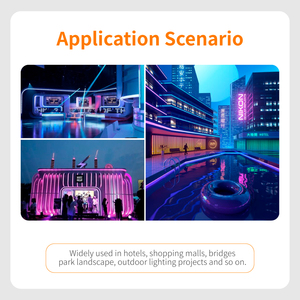 Dc24v 360 độ phát ra R25 Vòng RGB Flex Dải Neon linh hoạt đường kính 25 mét kỹ thuật số rgbic pixel địa chỉ LED Đèn Neon - Product Image 6