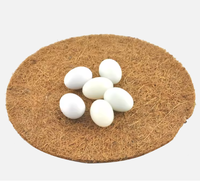 Fournitures pour pigeons : Nids ronds pour pigeons, plateaux à œufs, tapis en fibre de coco pour la reproduction des oiseaux, modèle de tapis pour coupelles de nidification, accessoires pour oiseaux