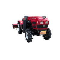 Traktor YTO 70HP 4WD dengan Mesin dan Gearbox Yangdong, Diesel Common Rail Tekanan Tinggi untuk Pertanian Kebun dan Sawah