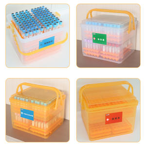 Caja de Transporte de Muestras Médicas 8S, para Orina y Heces, Entrega de Muestras, Gestión de Almacenamiento del Departamento de Hematología del Hospital - Product Image 1