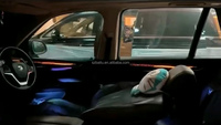 Pour BMW X5 X6 2014-2018 Système de lumière ambiante Lumière d'ambiance intérieure Led Multi couleurs Porte Éclairage ambiant de voiture