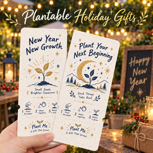 Inserti Regalo Piantabili con Design <span class=keywords><strong>di</strong></span> <span class=keywords><strong>Capodanno</strong></span> per Regali <span class=keywords><strong>di</strong></span> Fine Anno con Stampa Personalizzata su Carte <span class=keywords><strong>di</strong></span> Carta Seminabile - Product Image 1