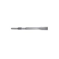 Burin plat 17x400x23mm en acier à ressort, burin hexagonal, burin à béton, burin à pierre, burin à carrelage