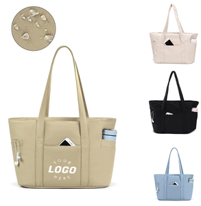 Nouveau sac à main en toile tendance, sac pour ordinateur portable en cuir pour femme, sac de shopping spacieux et élégant - Product Image 1