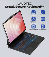 Laudtec Magnetic Magic Keyboard Case for Samsung Galaxy Tab S8 Ultra 14.6" 7 Color Backlit Multi-Touch Trackpad ODM/OEM