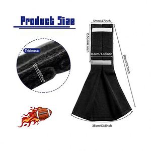 Serviette de sport en coton personnalisée avec logo, technique tissée, avec fermeture, pour le football et l'absorption de la transpiration - Product Image 4