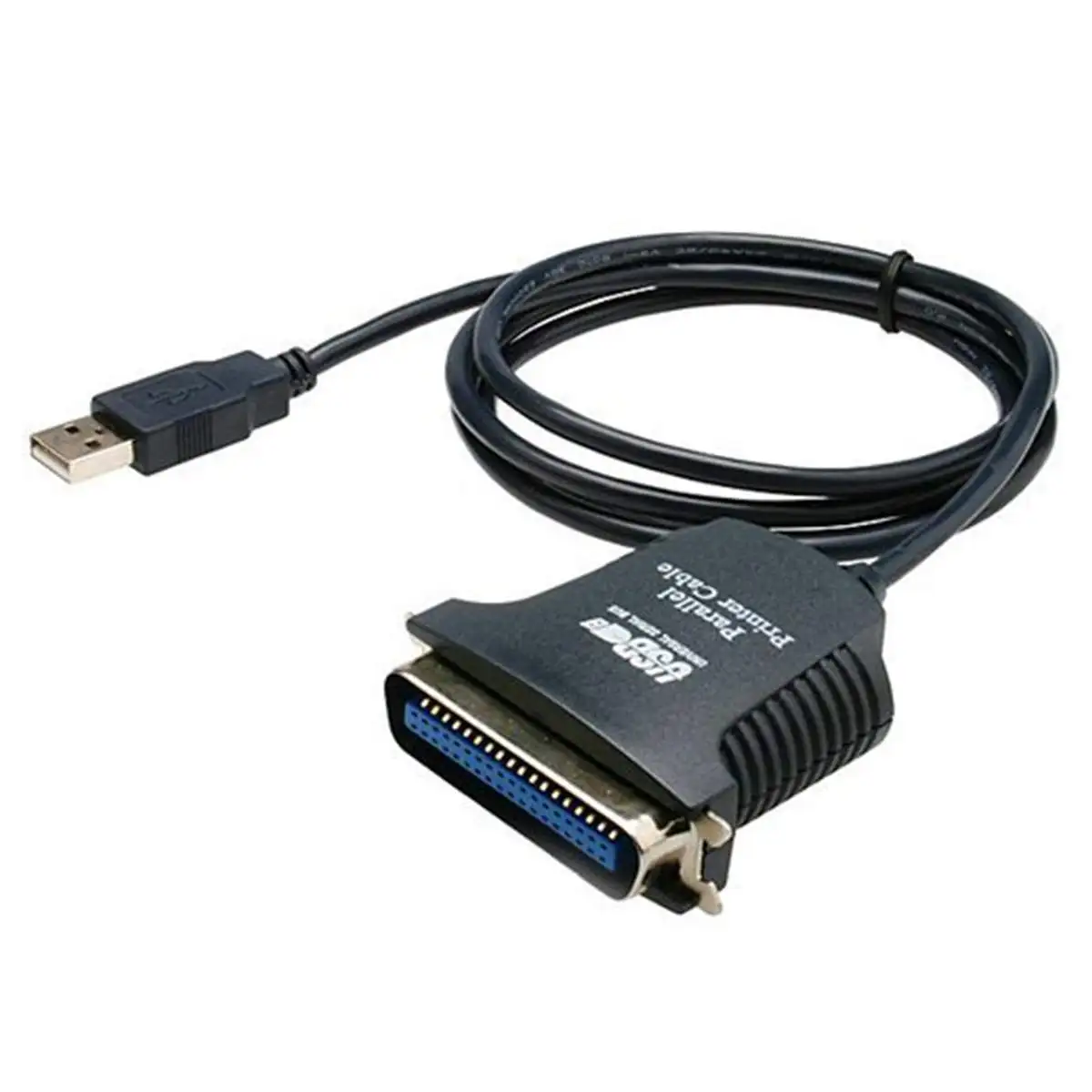 USB 2,0 tipo A macho A Centronics 36 CN36 hombre paralelo IEEE 1284 Cable adaptador de impresora