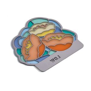 Marcapáginas de Metal con Diseño de Loto en Forma de Nube, Logotipo Hueco, Precio Directo de Fábrica - Product Image 5