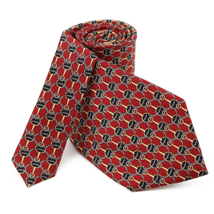 Corbatas de Seda <span class=keywords><strong>para</strong></span> Hombre de 9CM con Estampado Casual de Cadena de Lujo, Diseño Geométrico Floral, Marca Privada - Product Image 2