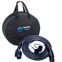 7KW 11KW 22KW 16A 32A Type 2 à GB/T EV câble de charge TPU mâle à GBT prise femelle pour chargeur EV pour voiture électrique ID4 ID6 BYD