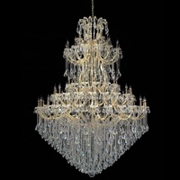 Lustre en cristal européen traditionnel de haute qualité maria theresa, grand hôtel de luxe K9